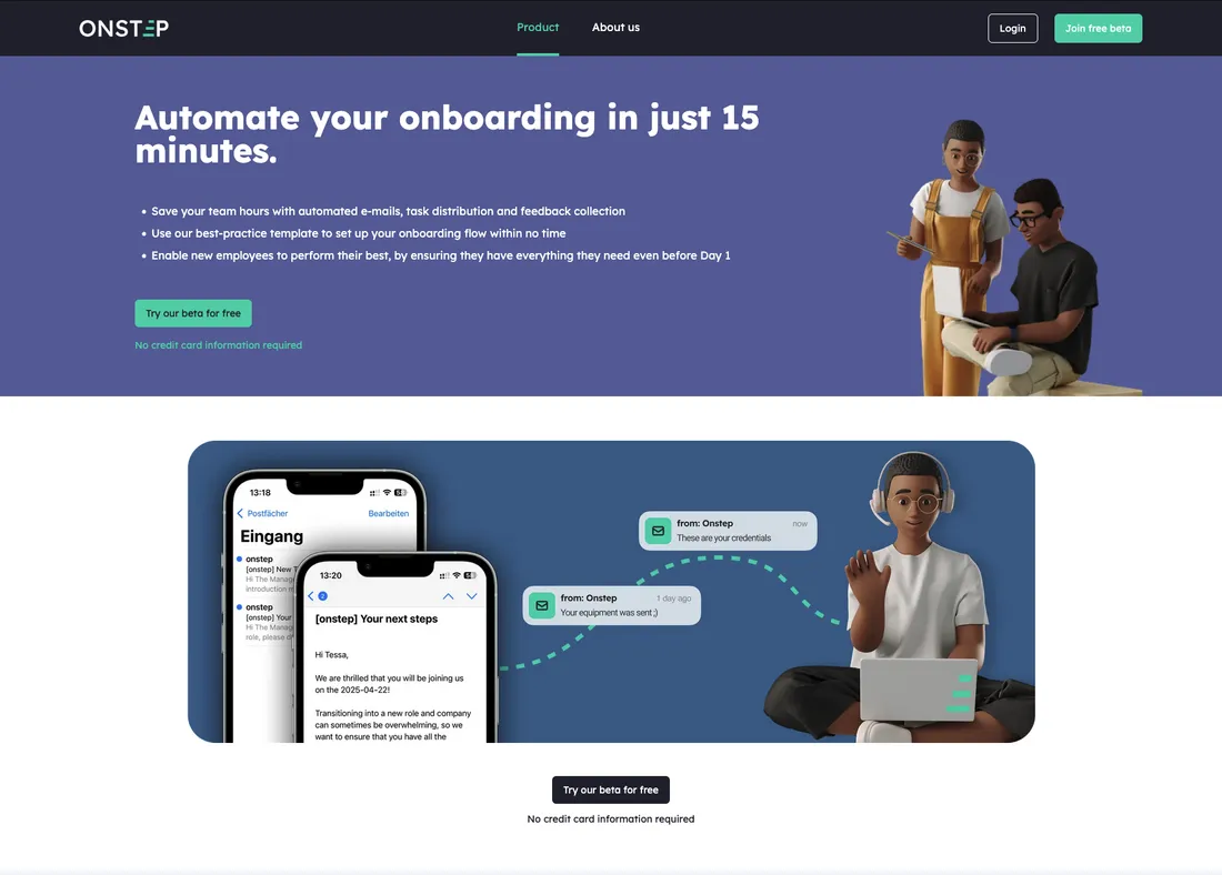 Onstep web application interface