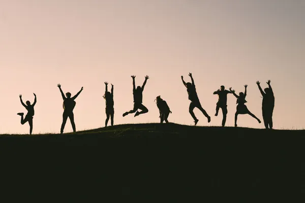 Group of people working together