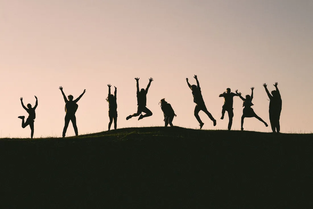 Group of people working together