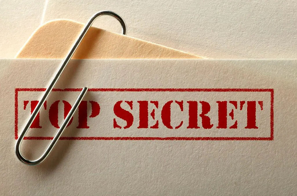 Top secret envelope